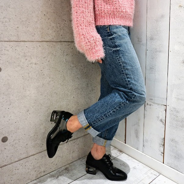 Jeffrey Campbell hoof heel lace-up shoes