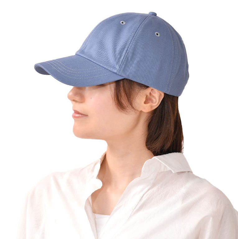 エクレボ exrevo キャップ レディース 深め uv 帽子 無地 おしゃれ uvカット メンズ キッズ 夏 シンプル コットン ベースボールキャップ 日よけ （スモーキーブルー） スモーキーブルー