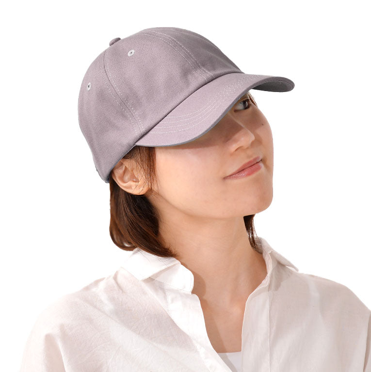 エクレボ exrevo キャップ レディース 深め uv 帽子 無地 おしゃれ uvカット メンズ キッズ 夏 シンプル コットン ベースボールキャップ 日よけ （ライトグレー） ライトグレー