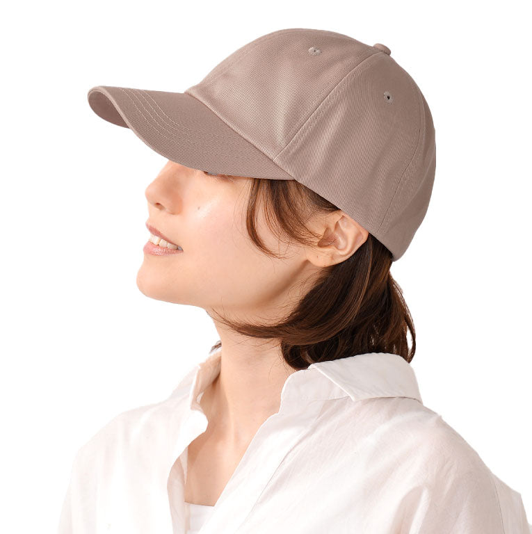エクレボ exrevo キャップ レディース 深め uv 帽子 無地 おしゃれ uvカット メンズ キッズ 夏 シンプル コットン ベースボールキャップ 日よけ （グレージュ） グレージュ