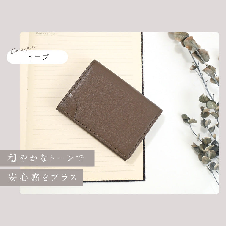 エクレボ exrevo 名刺入れ 大容量 本革 牛革 レディース おしゃれ ベジタブルタンニンレザー メンズ 薄型 カードケース 名刺ケース 就職祝い レザー 無地 ブランド プレゼント ギフト Legamora 公式 （グレージュ） グレージュ