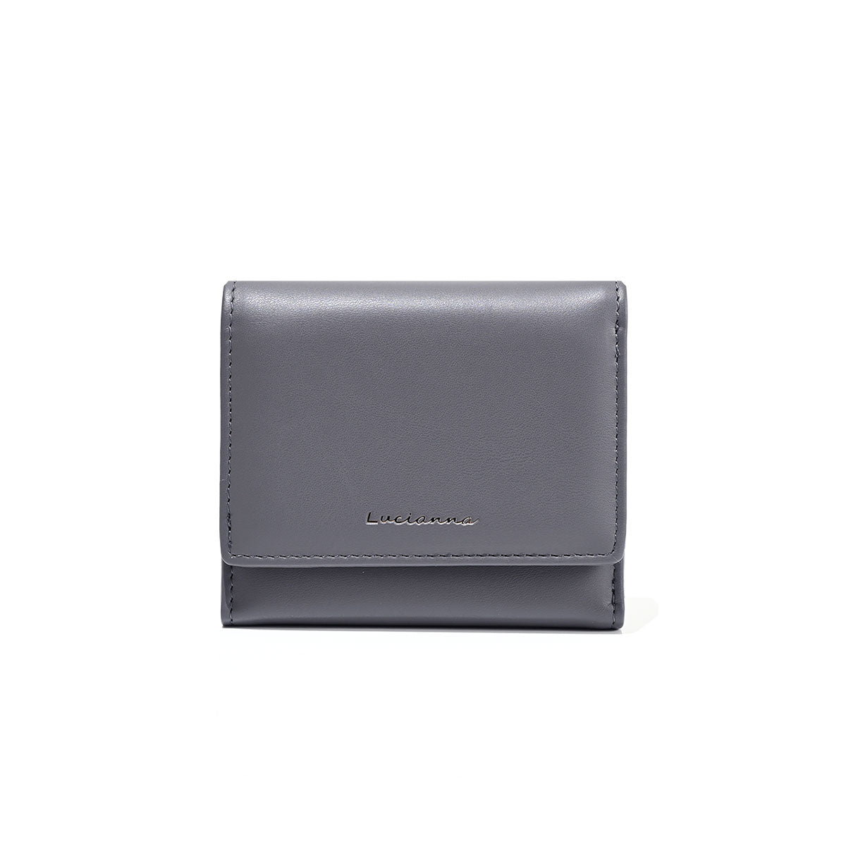 "Ecrevo exrevo Wallet Ladies Compact Mini Wallet Cute Three-Fold Wallet Small Wallet Card Storage Coin Purse Two-Fold Wallet Budget silver gold Slim Ultra-Small Wallet"