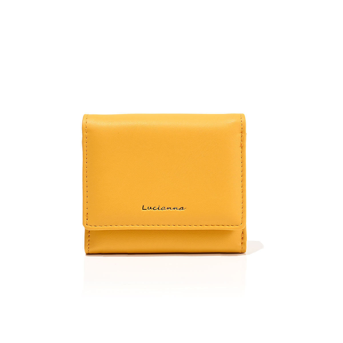 "Ecrevo exrevo Wallet Ladies Compact Mini Wallet Cute Three-Fold Wallet Small Wallet Card Storage Coin Purse Two-Fold Wallet Budget silver gold Slim Ultra-Small Wallet"