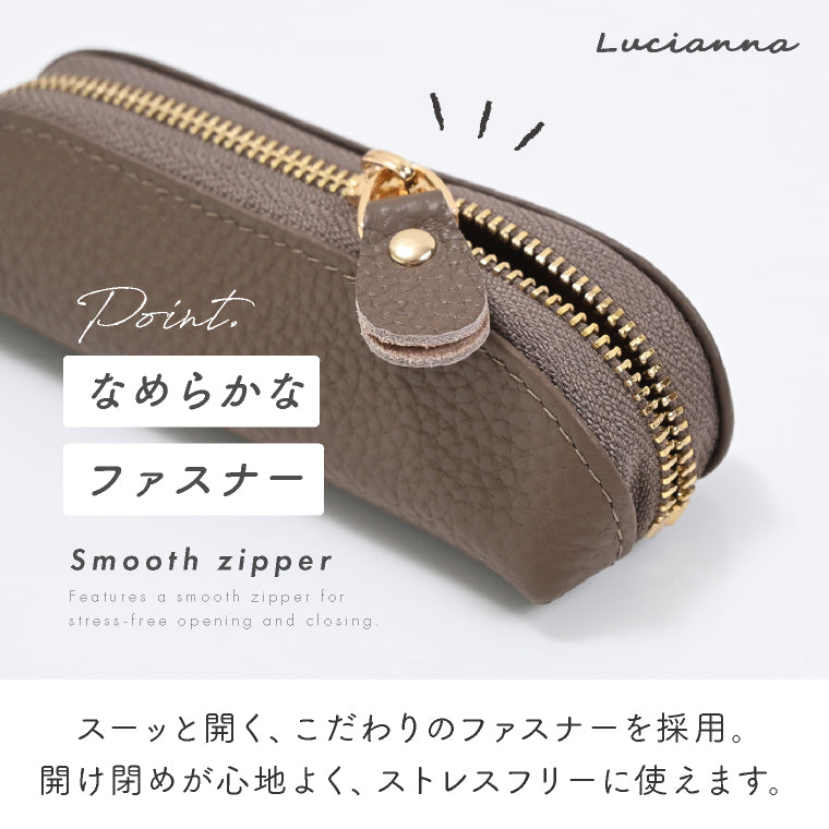 エクレボ exrevo 小銭入れ コインケース 縦長 牛革 コインケース 小型 てのひらサイズ レディース コンパクト 小さい 薄型 折りたたみ  軽量 ミニ財布 メンズ 革 ポーチ 小物入れ かわいい （ブラック） ブラック