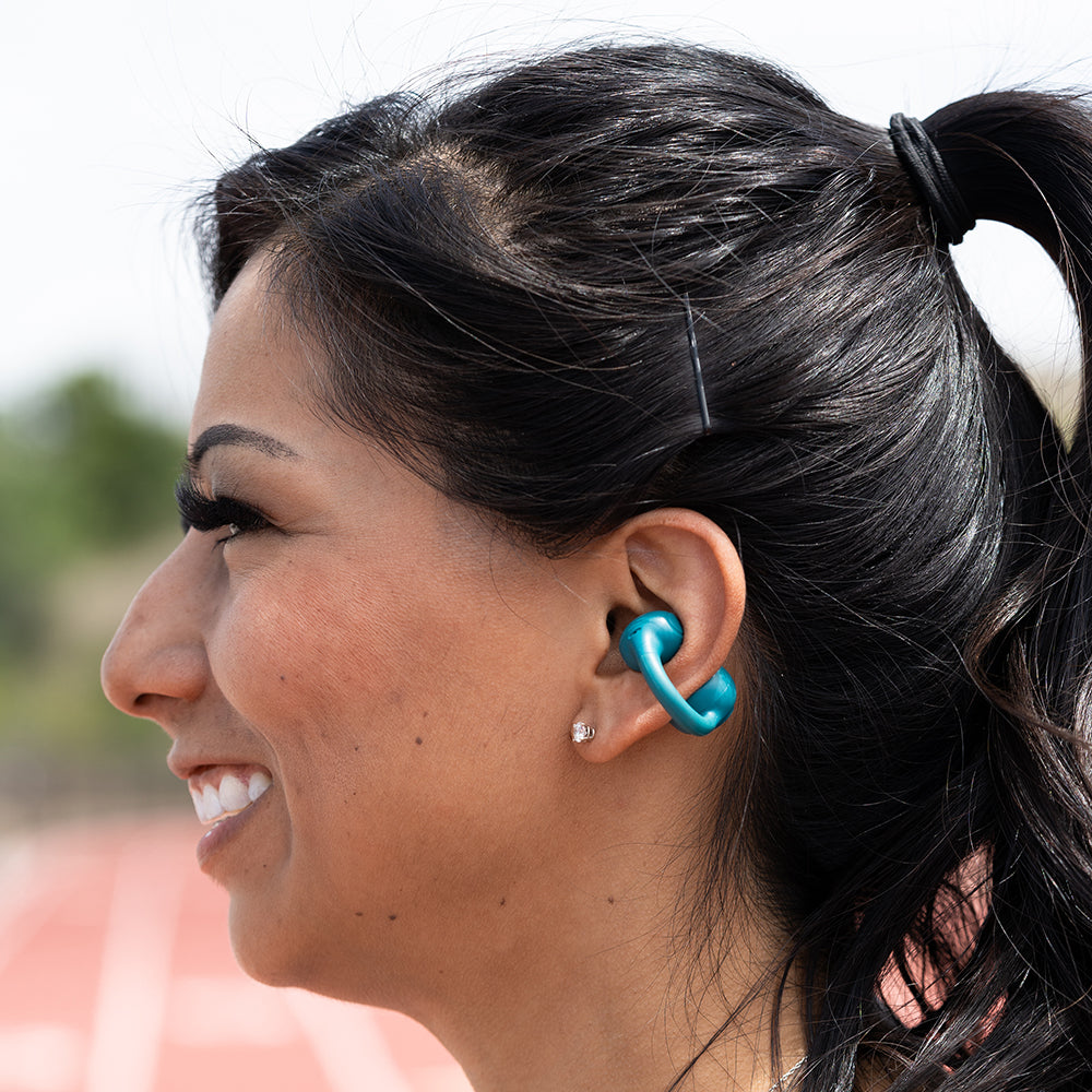ジェイラブ JLab Flex Open Earbuds イヤーカフ イヤホン オープンイヤー ランニング スポーツ 防水 Bluetooth 落ちにくい イヤカフイヤホン ランニングイヤホン 片耳 長時間【返品不可商品】 （Teal） Teal