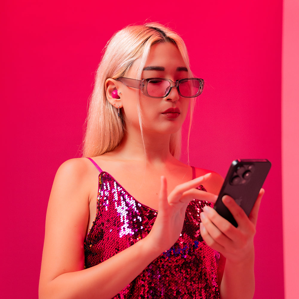 ジェイラブ JLab Go Pop ANC ワイヤレスイヤホン コンパクト ノイズキャンセリング イヤホン Bluetooth Bluetoothイヤフォン iPhone 防水 小さいイヤホン マイク付き 防水【返品不可商品】 （Fuscia） Fuscia