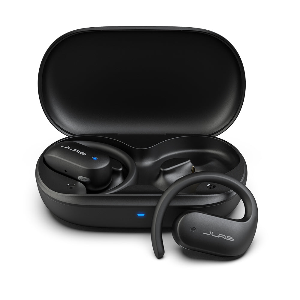 ジェイラブ JLab JBuds Open Sport オープンイヤー イヤホン ランニング  Bluetooth スポーツ ワイヤレスイヤホン 外音取り込み  耳掛け スポーツイヤホン 防水 ジム 通勤 通学【返品不可商品】 （Black） Black