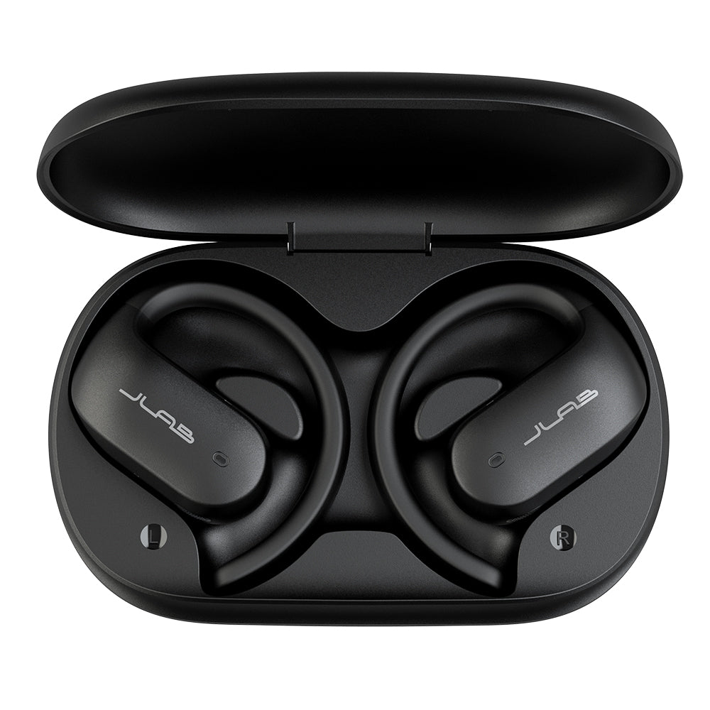 ジェイラブ JLab JBuds Open Sport オープンイヤー イヤホン ランニング  Bluetooth スポーツ ワイヤレスイヤホン 外音取り込み  耳掛け スポーツイヤホン 防水 ジム 通勤 通学【返品不可商品】 （Black） Black