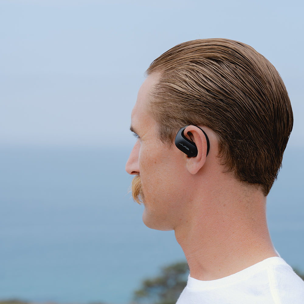 ジェイラブ JLab JBuds Open Sport オープンイヤー イヤホン ランニング  Bluetooth スポーツ ワイヤレスイヤホン 外音取り込み  耳掛け スポーツイヤホン 防水 ジム 通勤 通学【返品不可商品】 （Black） Black