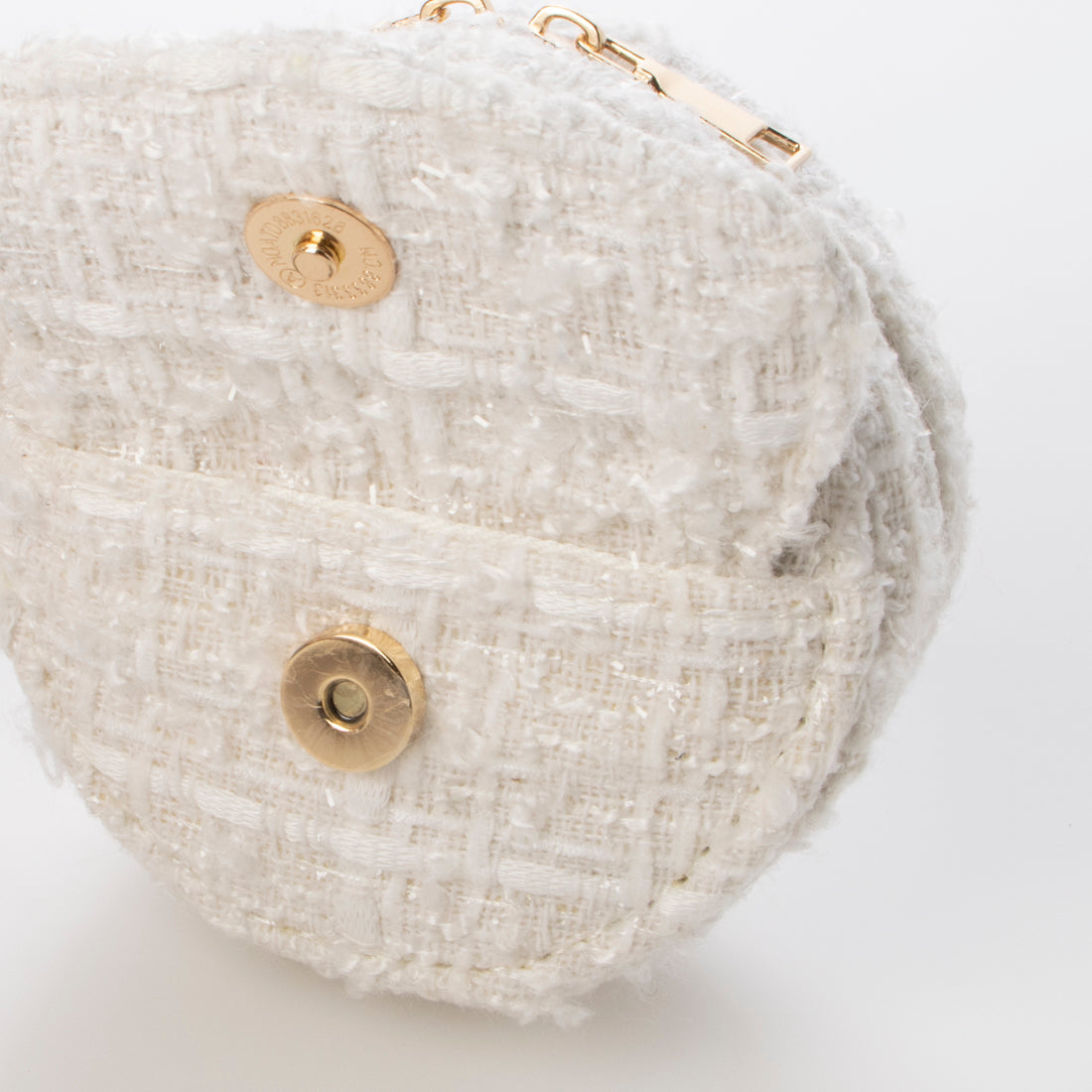 ココエアリー coco airy emblem tweed porch （WHITE） WHITE