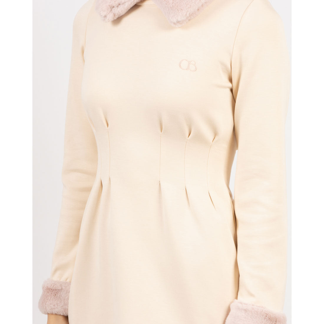 ココエアリー coco airy fur onepiece （BEIGE） BEIGE
