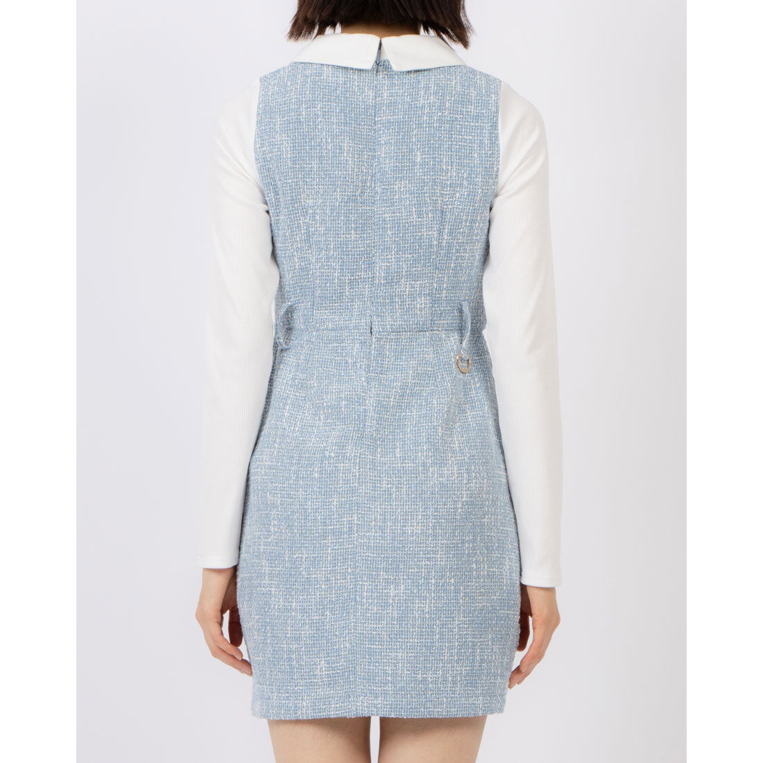 ココエアリー coco airy tweed onepiece （L.BLUE） L.BLUE