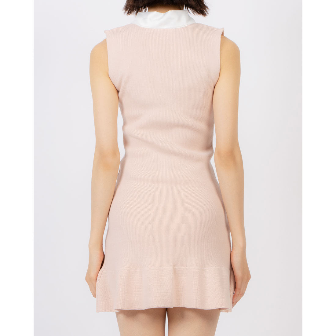 ココエアリー coco airy satin scarf knit oneーpiece （PINK） PINK