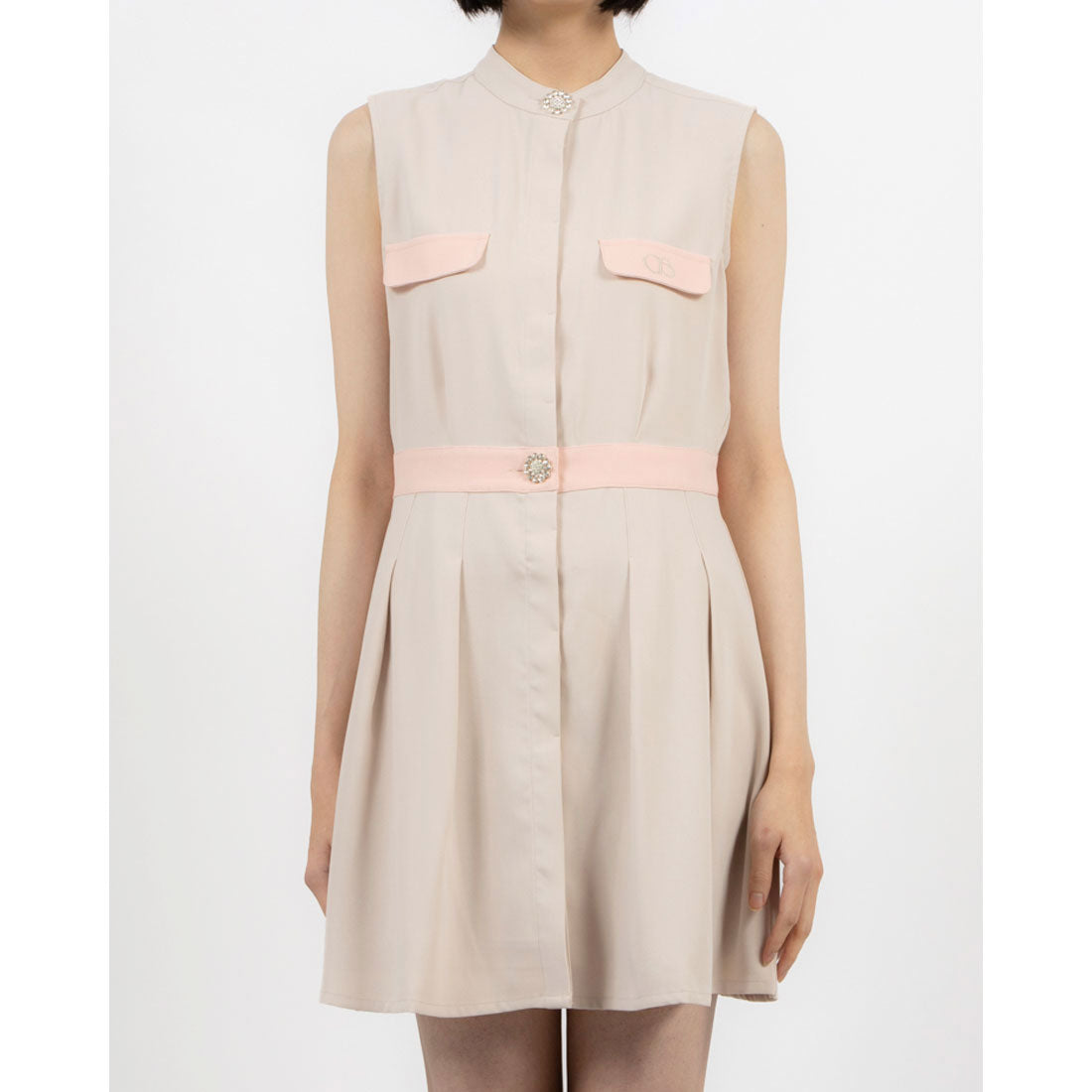 ココエアリー coco airy 2way bijou button oneーpiece （PINK） PINK