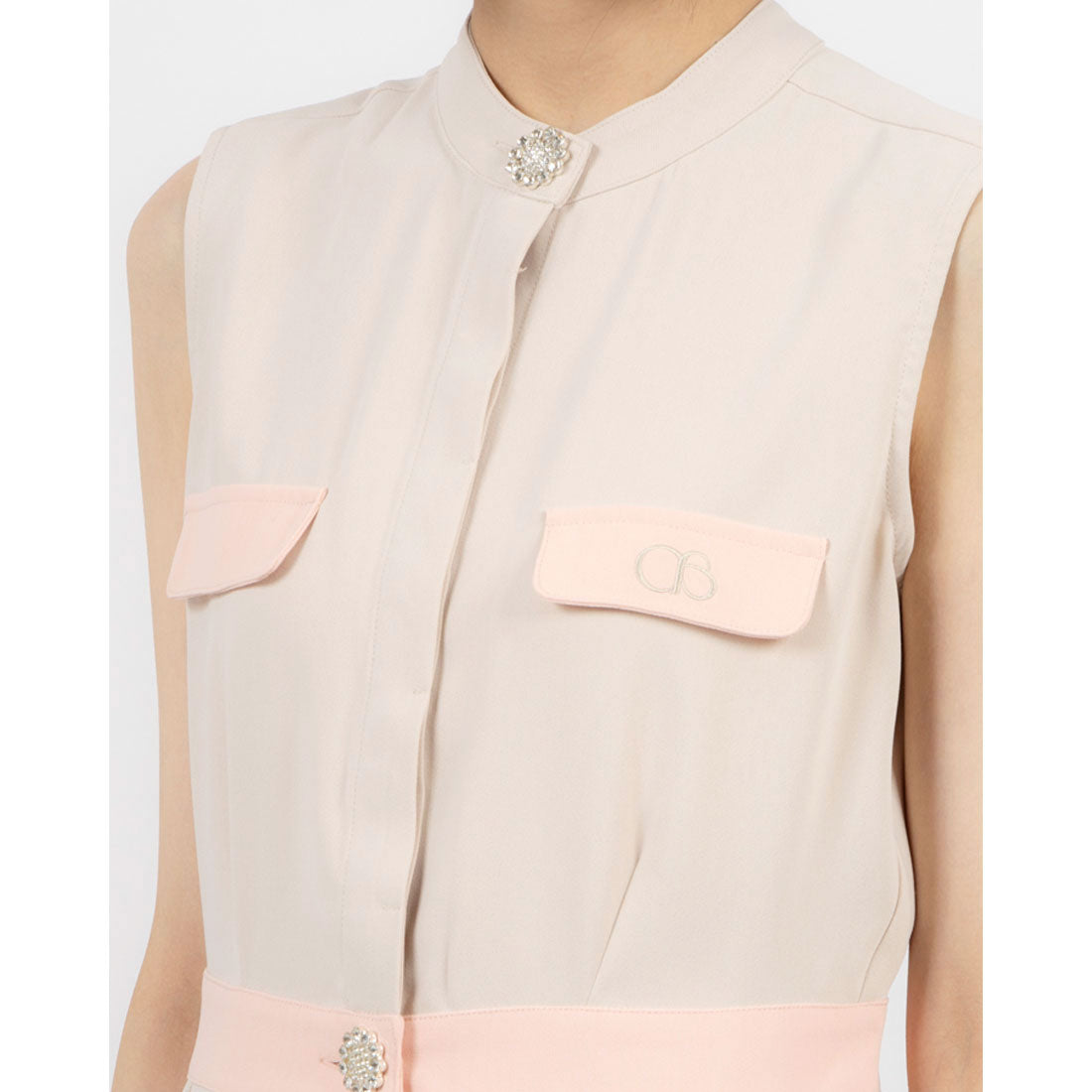 ココエアリー coco airy 2way bijou button oneーpiece （PINK） PINK