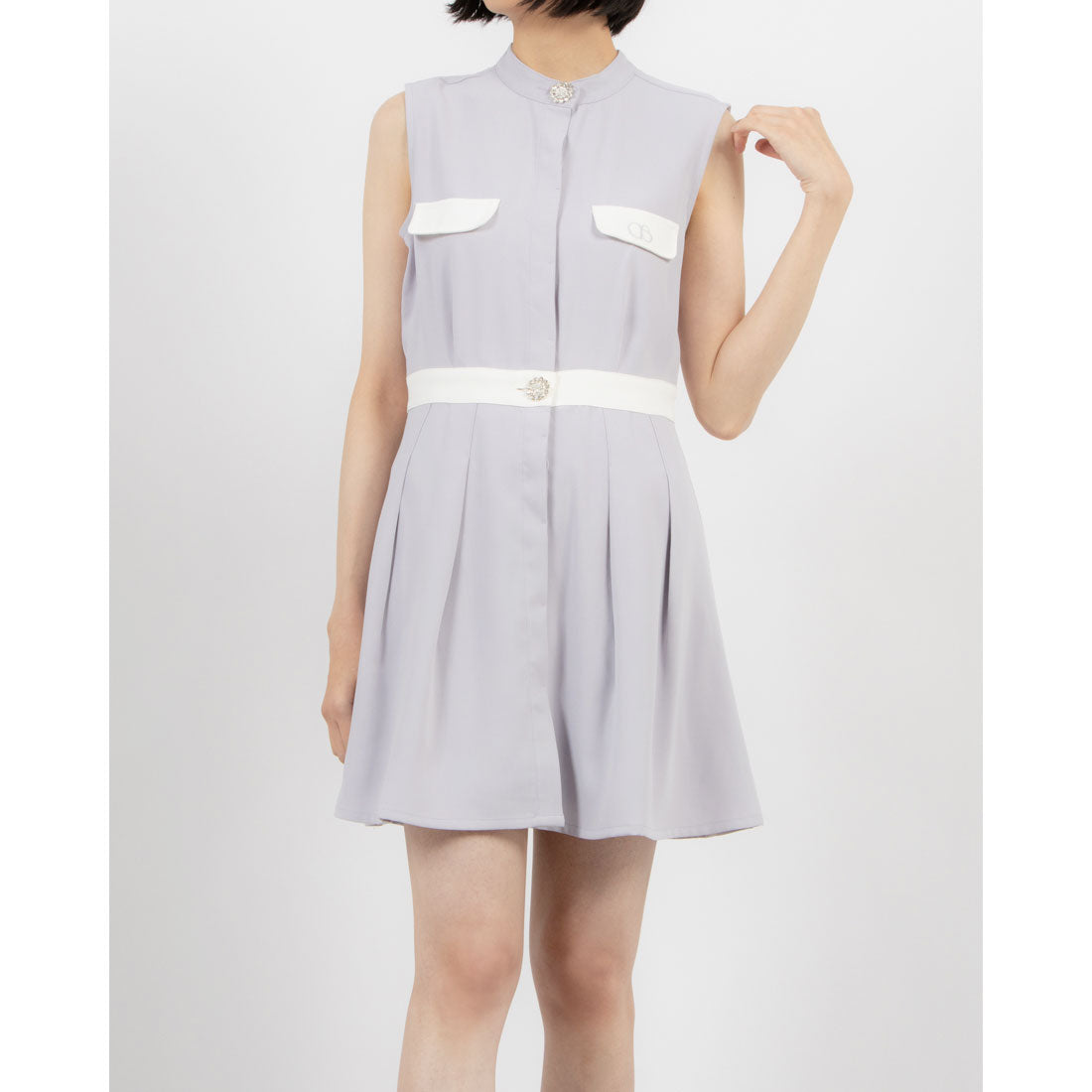 ココエアリー coco airy 2way bijou button oneーpiece （LBLU） LBLU