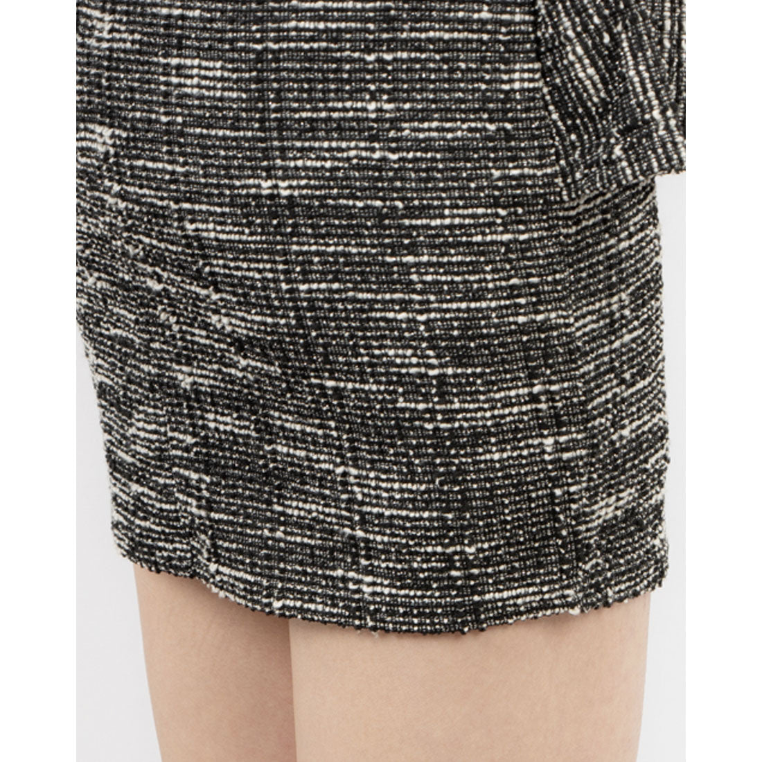 ココエアリー coco airy tweed peplum skirt （BLACK） BLACK