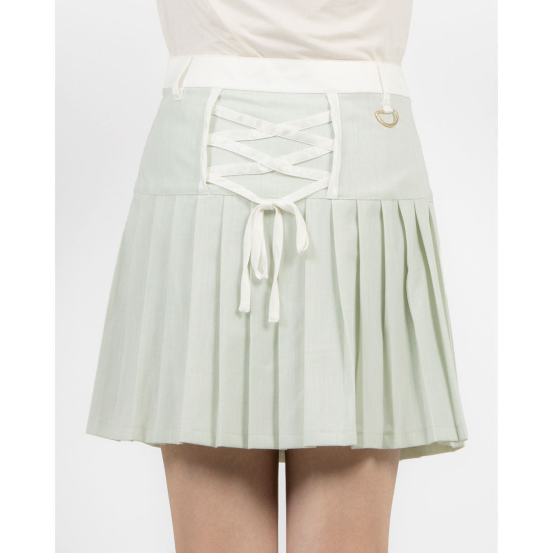 ココエアリー coco airy ribbon pleated skirt （MINT） MINT