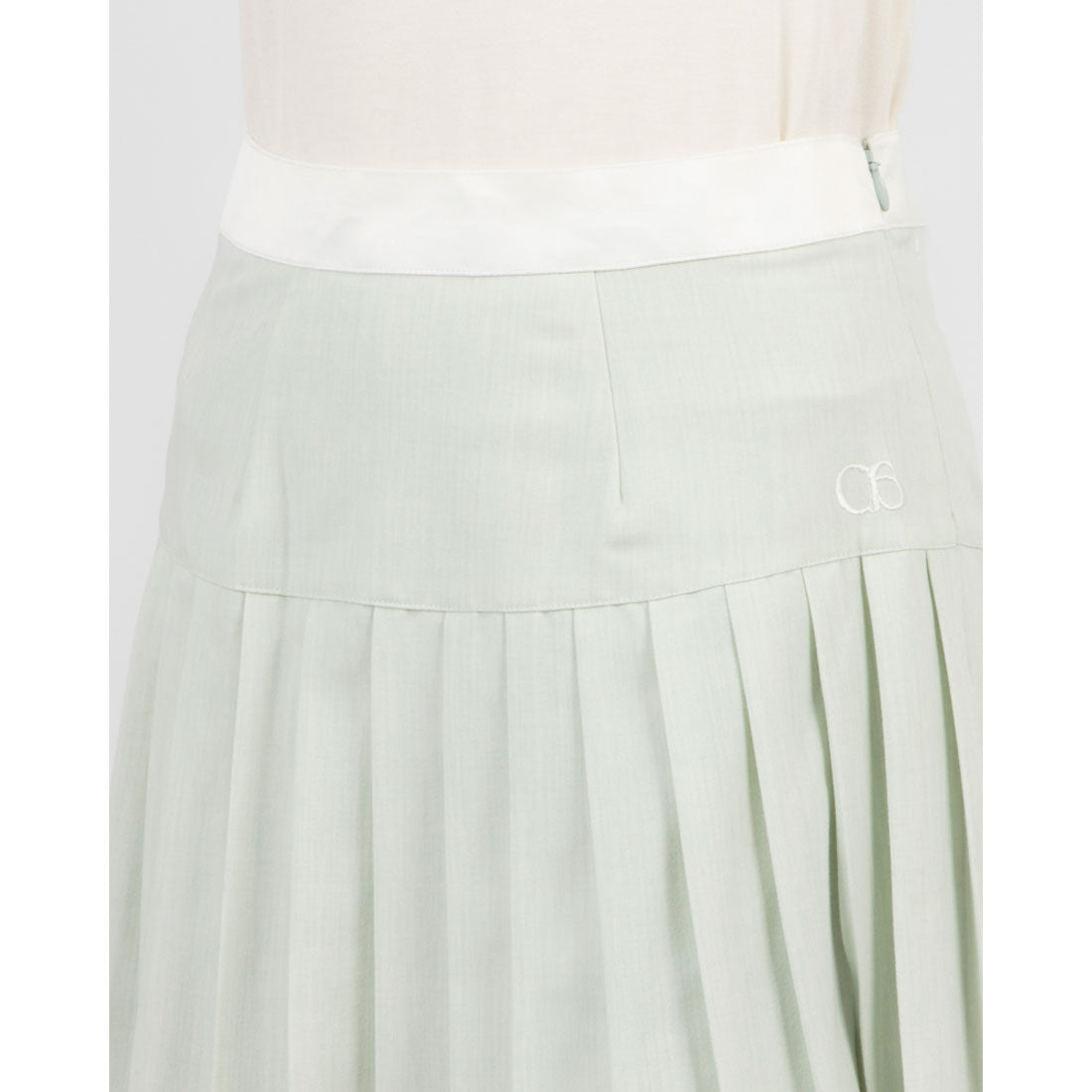 ココエアリー coco airy ribbon pleated skirt （MINT） MINT