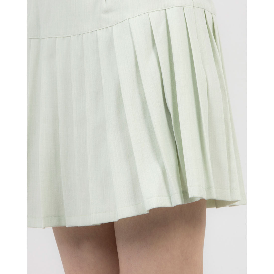 ココエアリー coco airy ribbon pleated skirt （MINT） MINT