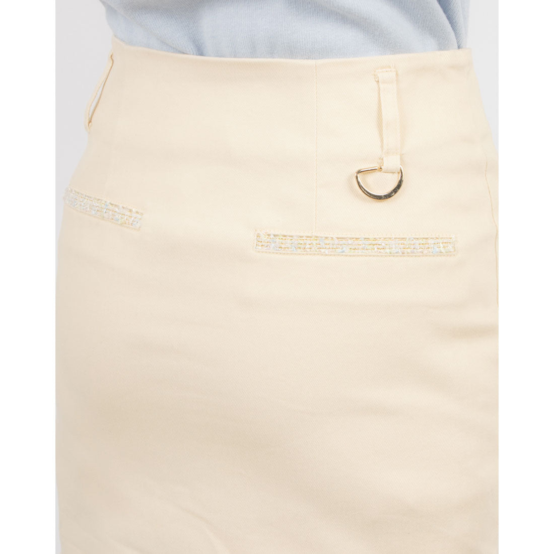 ココエアリー coco airy ashime tweed line skirt （BEIGE） BEIGE