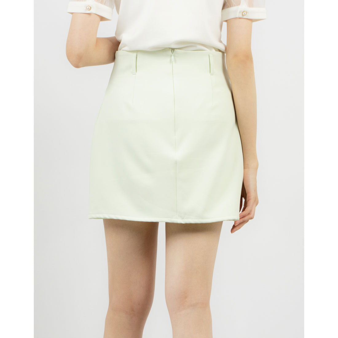 ココエアリー coco airy triple button skirt （MINT） MINT