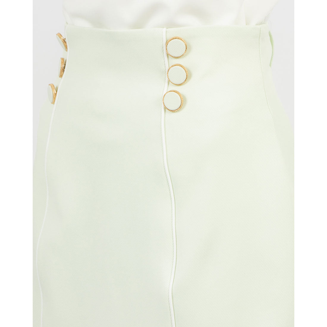 ココエアリー coco airy triple button skirt （MINT） MINT
