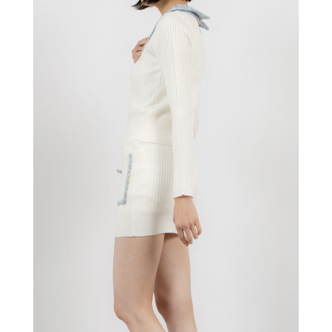 ココエアリー coco airy knit setup （O.WHITE） O.WHITE