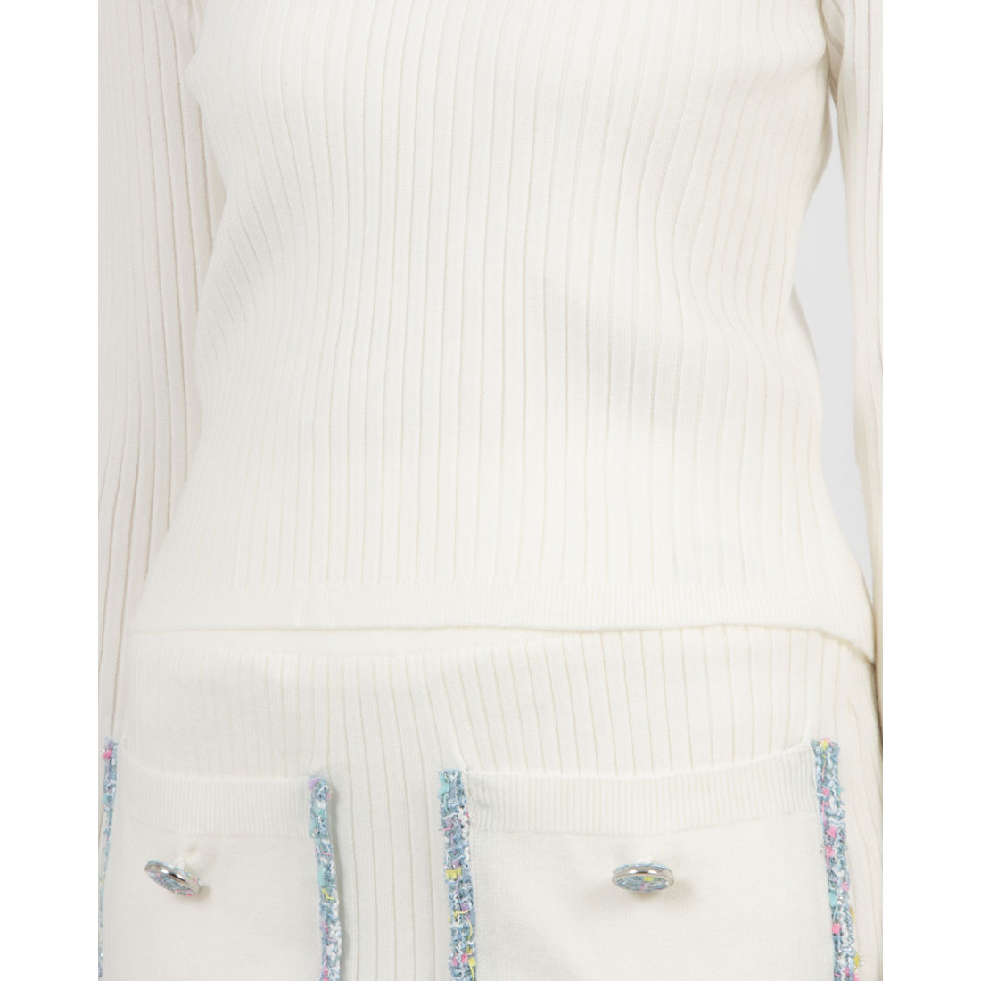 ココエアリー coco airy knit setup （O.WHITE） O.WHITE