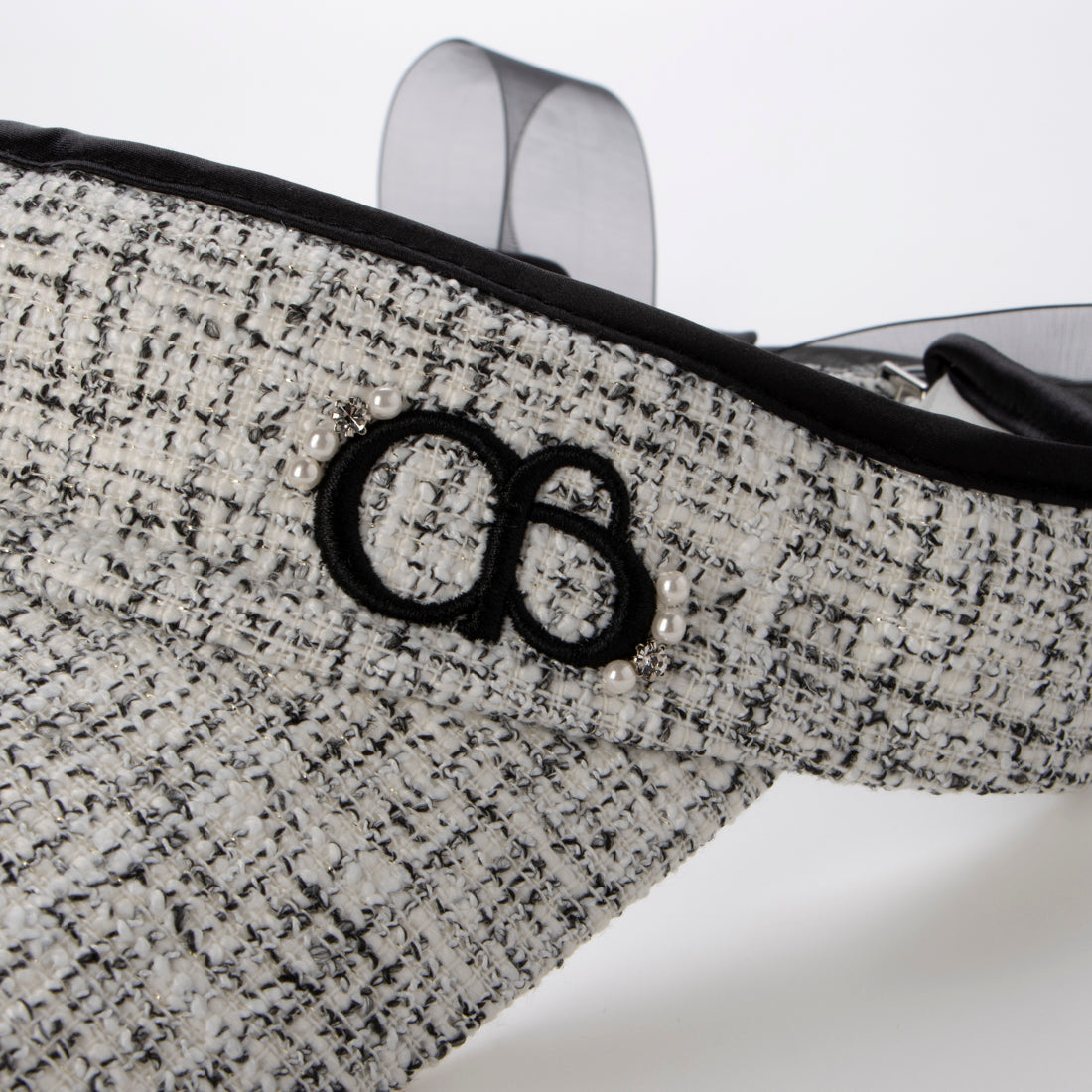 ココエアリー coco airy tweed sunvisor （BLACK） BLACK