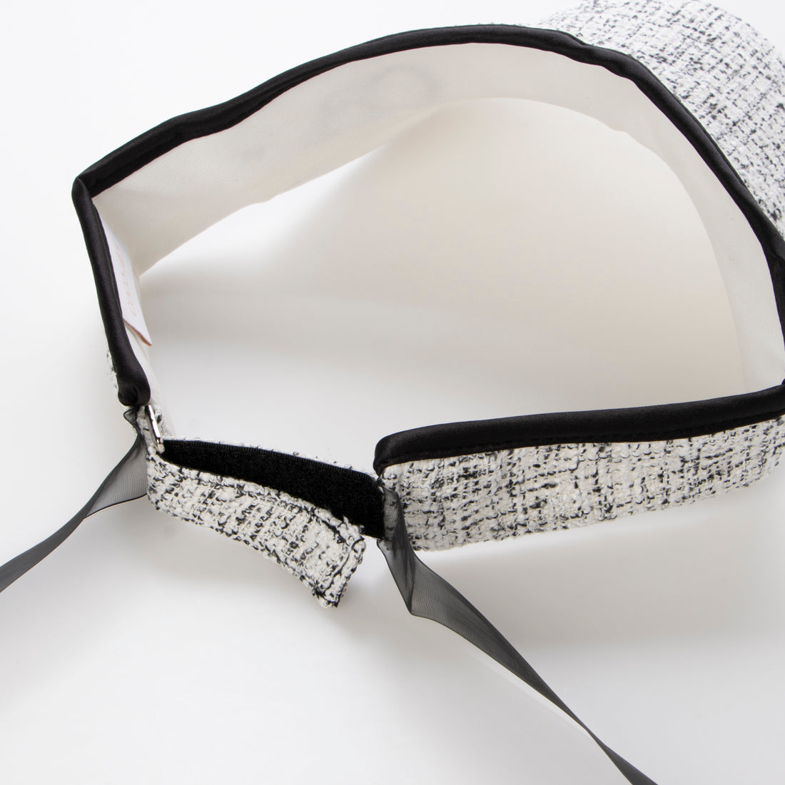 ココエアリー coco airy tweed sunvisor （BLACK） BLACK