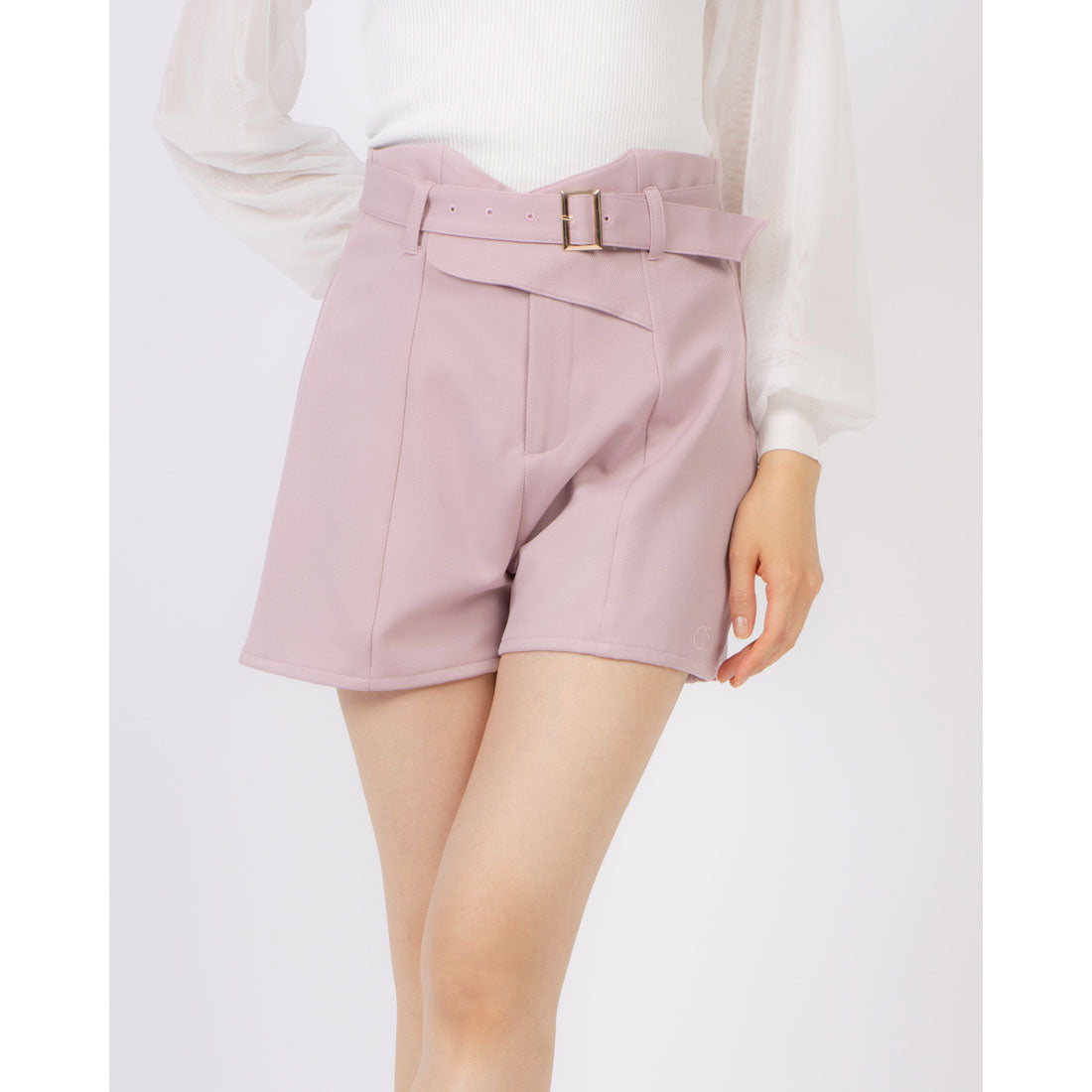 ココエアリー coco airy High waist short pants （PINK） PINK