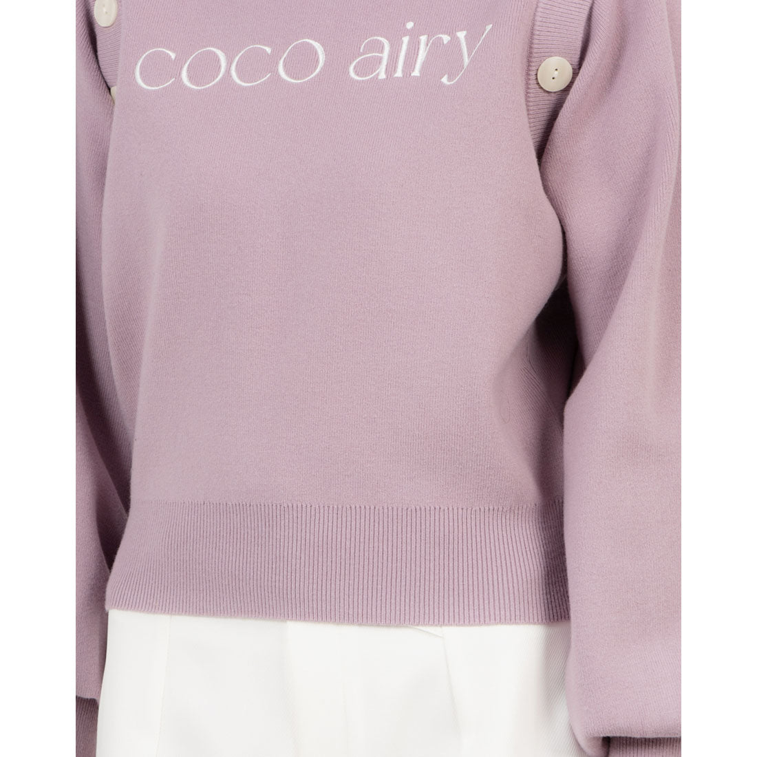 ココエアリー coco airy 3way knit tops （MINT） MINT