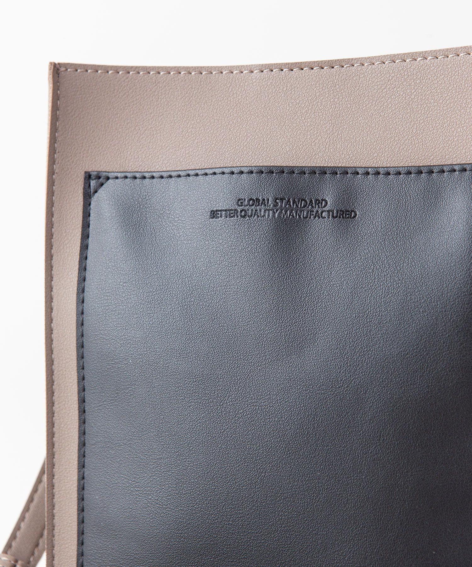 ジーンズメイト JEANS MATE 【BLUESTANDARD】フロントポケット スクエアショルダー バッグ 通勤 通学 きれいめ カジュアル モード （ライトブラウン） ライトブラウン
