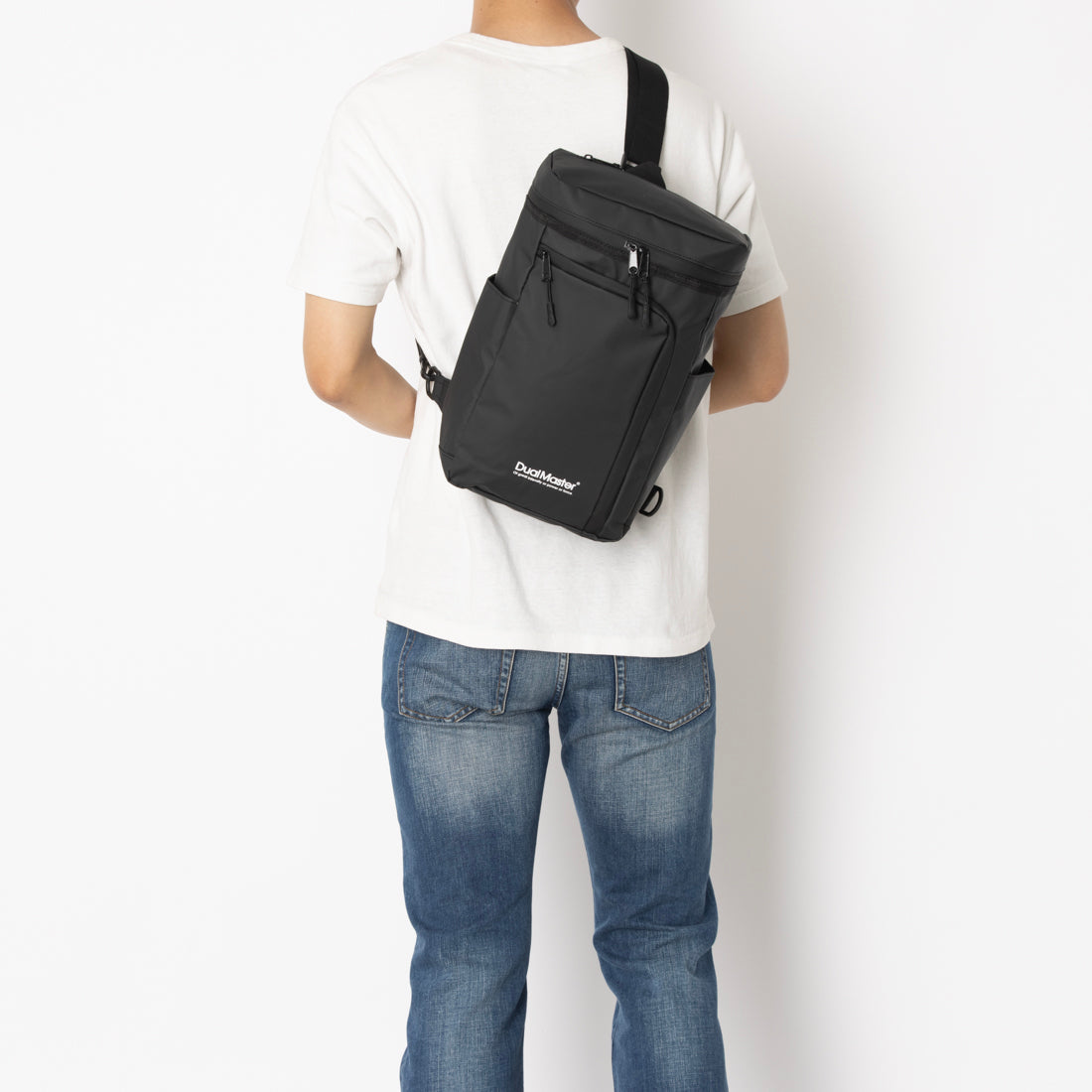 ジーンズメイト JEANS MATE DUAL MASTER スクエア ボディバッグ （ホワイト） ホワイト