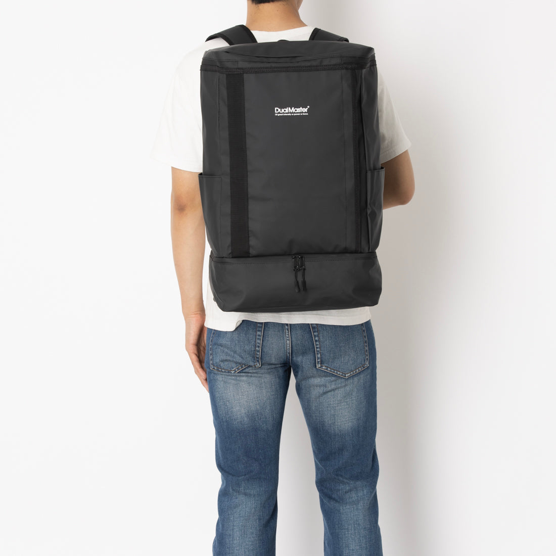 ジーンズメイト JEANS MATE DUAL MASTER ターポリン 2ルーム リュック （シルバー） シルバー