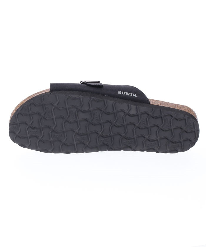 ジーンズメイト JEANS MATE 【EDWIN】シングルベルトサンダル メンズ EW9303 フットベッド 紳士 事務所履き スリッパ つっかけ （ネイビー） ネイビー