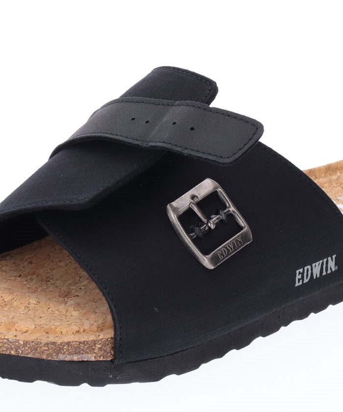 ジーンズメイト JEANS MATE 【EDWIN】シングルベルトサンダル メンズ EW9303 フットベッド 紳士 事務所履き スリッパ つっかけ （ネイビー） ネイビー