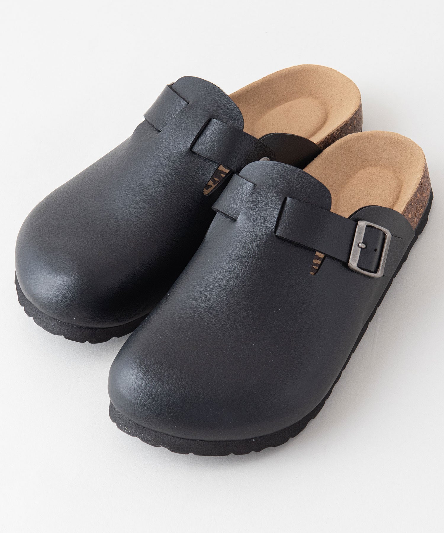 ジーンズメイト JEANS MATE 【EDWIN】ボストンタイプ サンダル EW9071 コンフォート 紳士 事務所履き スリッパ つっかけ （ブラック） ブラック