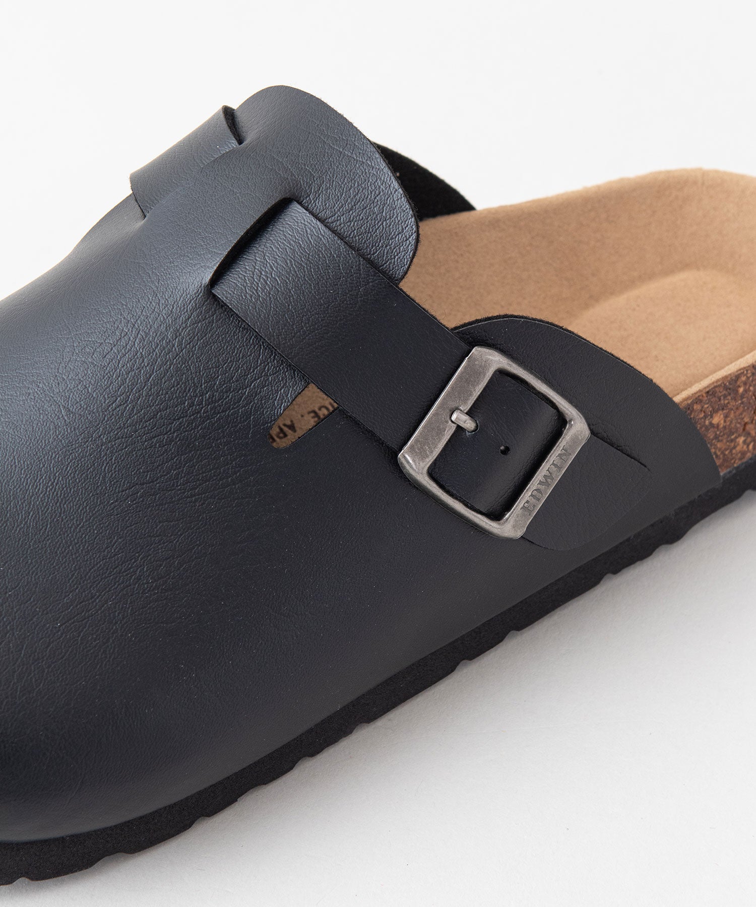ジーンズメイト JEANS MATE 【EDWIN】ボストンタイプ サンダル EW9071 コンフォート 紳士 事務所履き スリッパ つっかけ （ブラック） ブラック