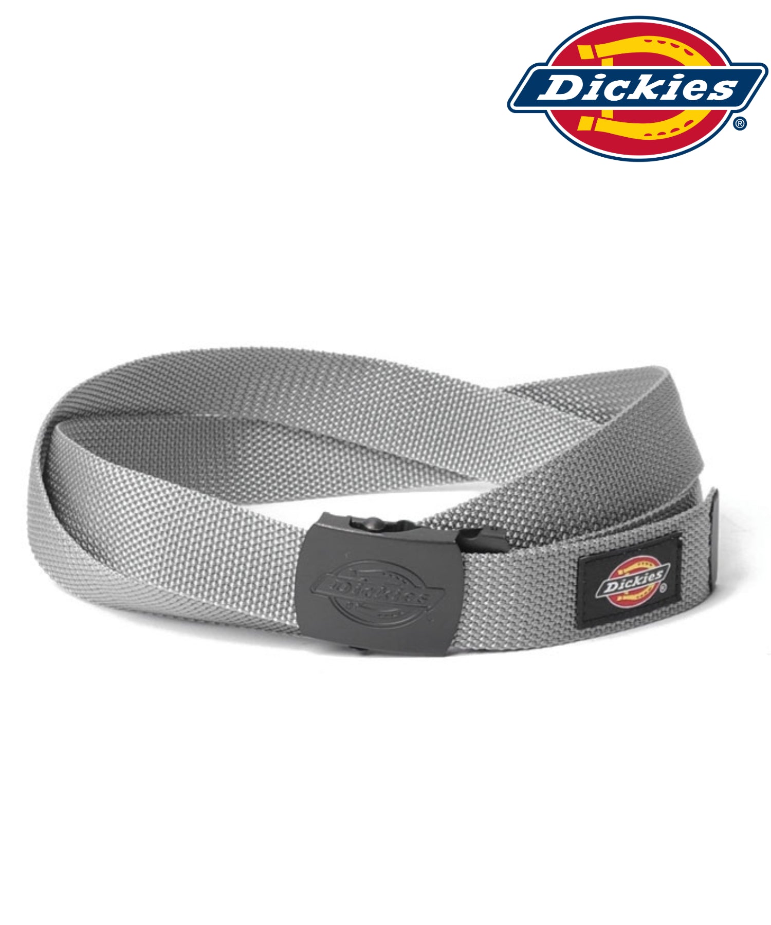 ジーンズメイト JEANS MATE 【DICKIES】ネームロゴGIベルト （グレー） グレー