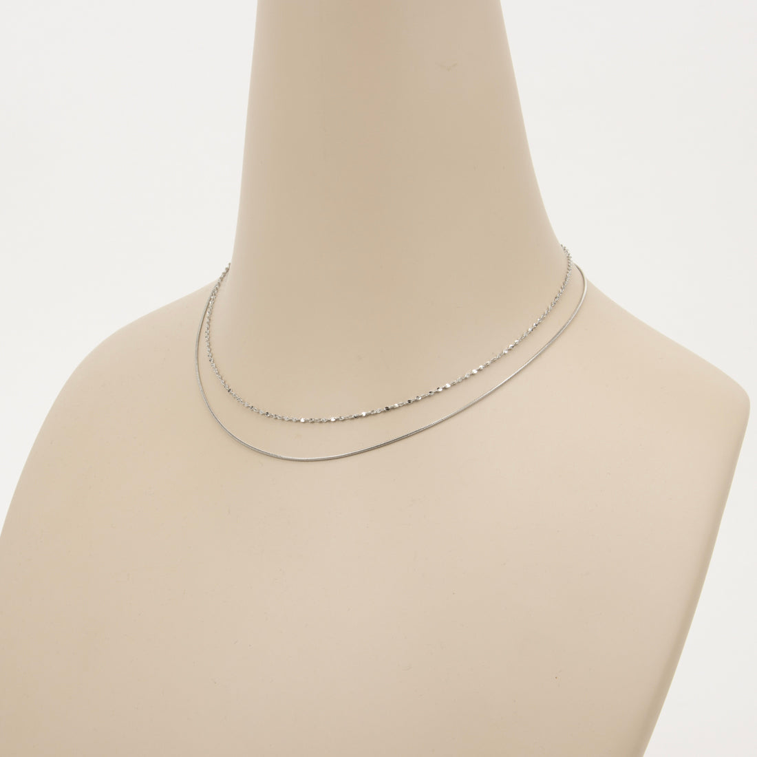 ジーンズメイト JEANS MATE チェーンレイヤード ネックレス Os accessory （シルバー） シルバー