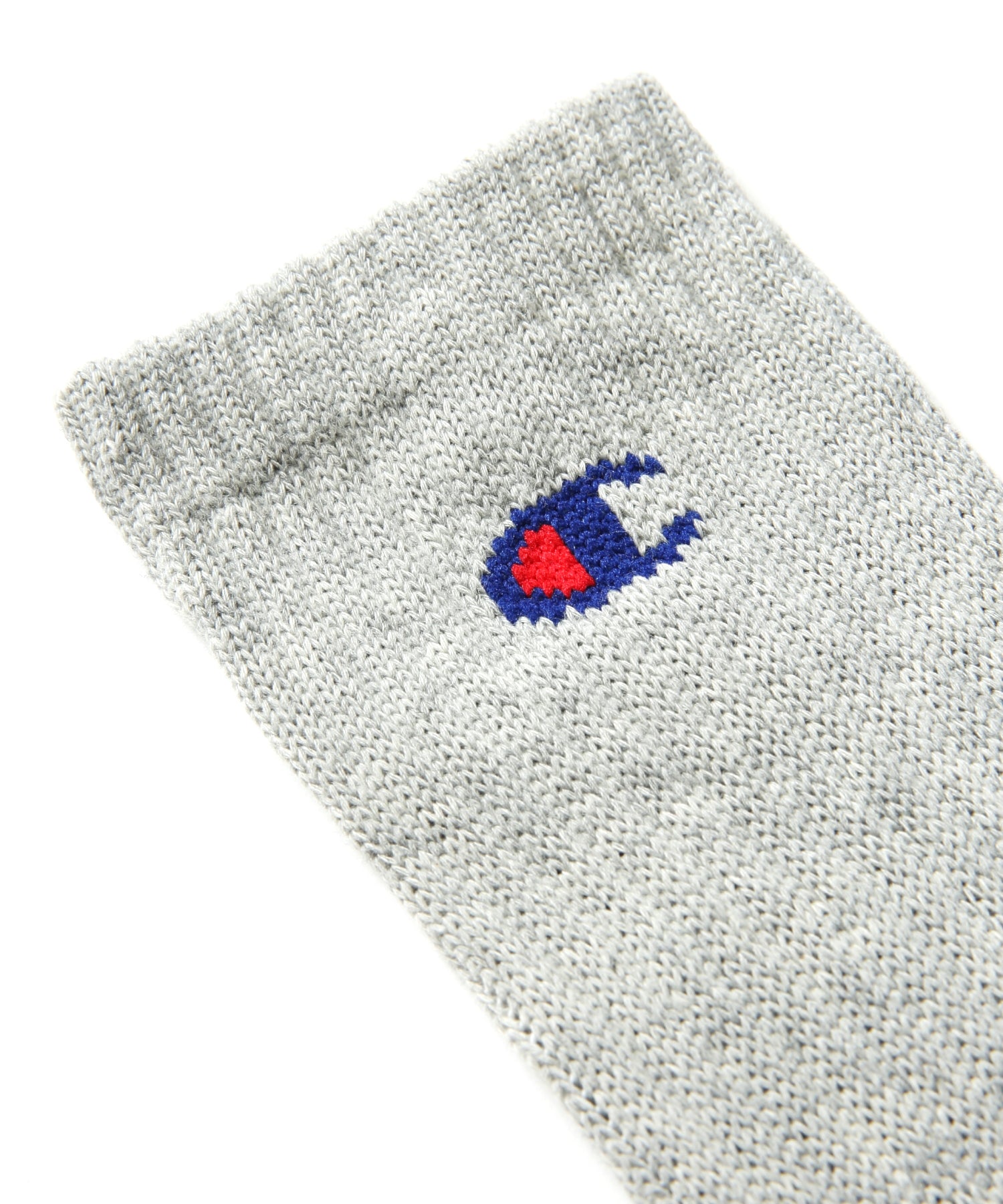 ジーンズメイト JEANS MATE 【CHAMPION】チャンピオン ワンポイント ロゴ フルレングス ソックス 3P 3足組 足底ハーフパイル仕様 リブ編み ブランド定番品 （ホワイト） ホワイト