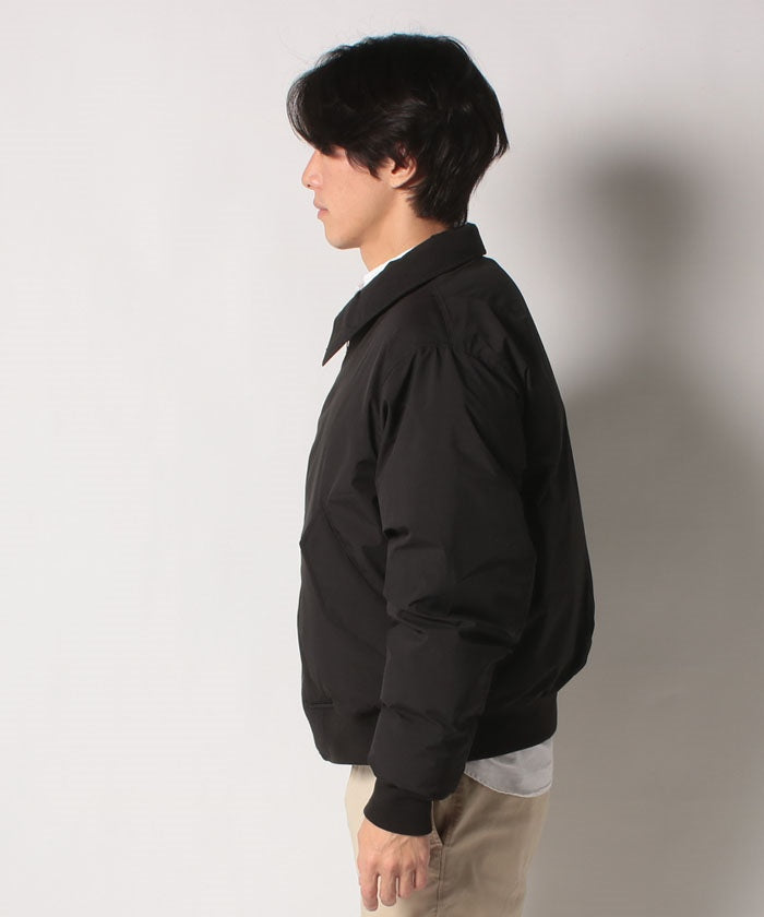 ジーンズメイト JEANS MATE 【UNIIT】ボリューム エコダウン MAー1 定番ブルゾン （ブラック） ブラック