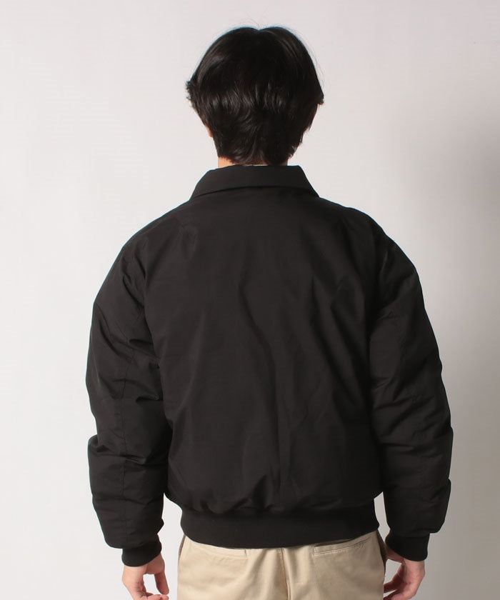 ジーンズメイト JEANS MATE 【UNIIT】ボリューム エコダウン MAー1 定番ブルゾン （ブラック） ブラック