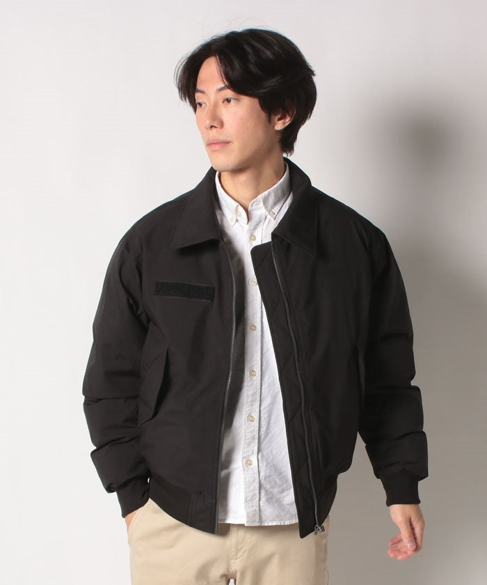 ジーンズメイト JEANS MATE 【UNIIT】ボリューム エコダウン MAー1 定番ブルゾン （ブラック） ブラック