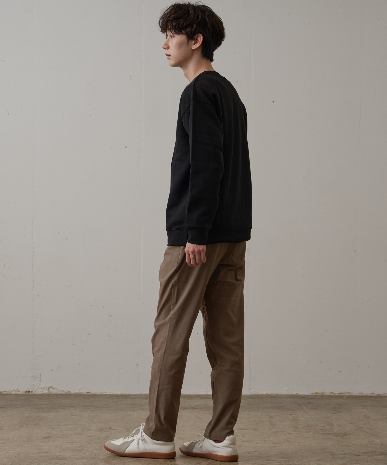 ジーンズメイト JEANS MATE 【BLUE STANDARD】極ストレッチ スーパーストレッチ 起毛イージーパンツ 暖パンツ 冬パンツ 美脚パンツ  （ブラック） ブラック