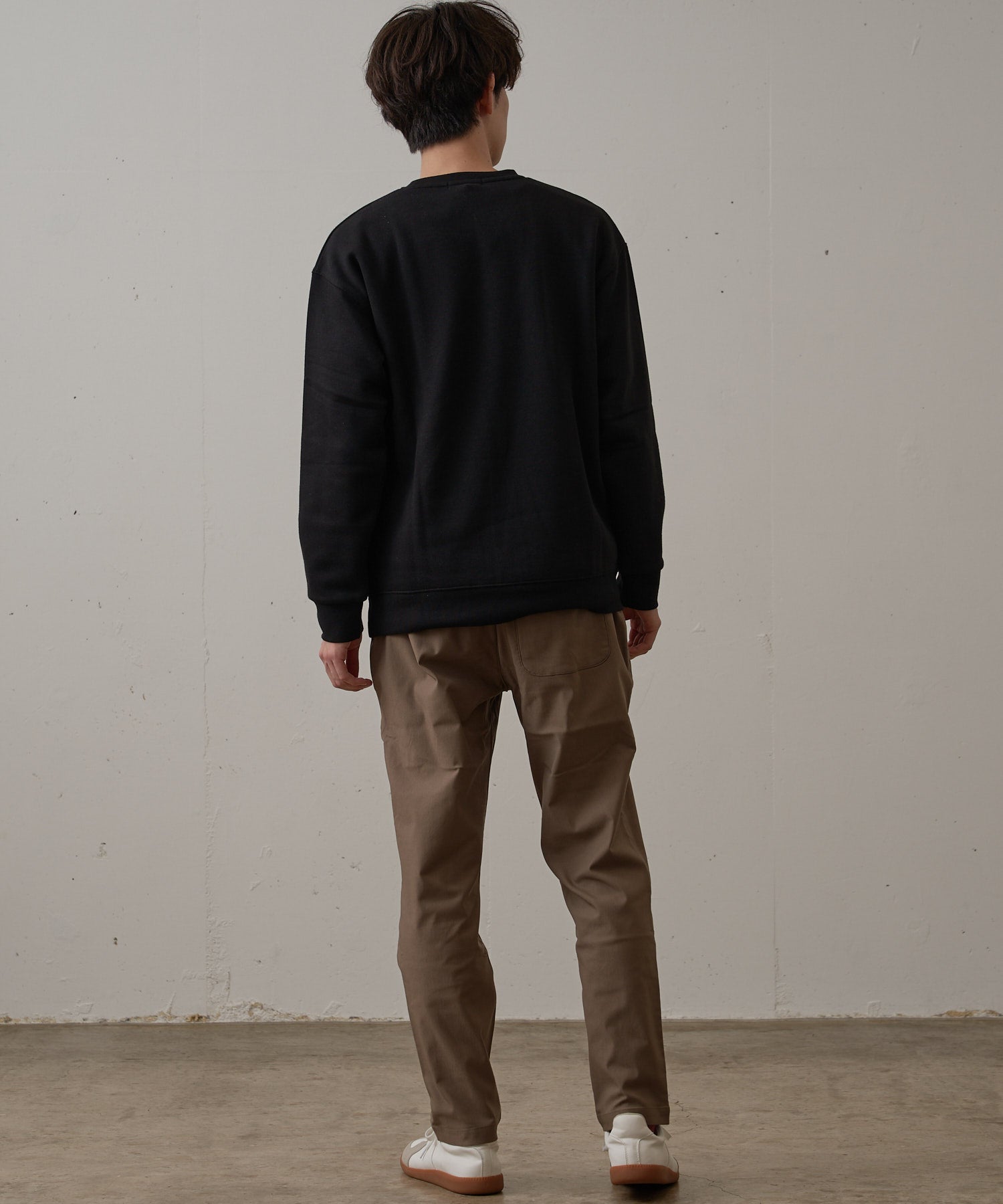 ジーンズメイト JEANS MATE 【BLUE STANDARD】極ストレッチ スーパーストレッチ 起毛イージーパンツ 暖パンツ 冬パンツ 美脚パンツ  （ブラック） ブラック