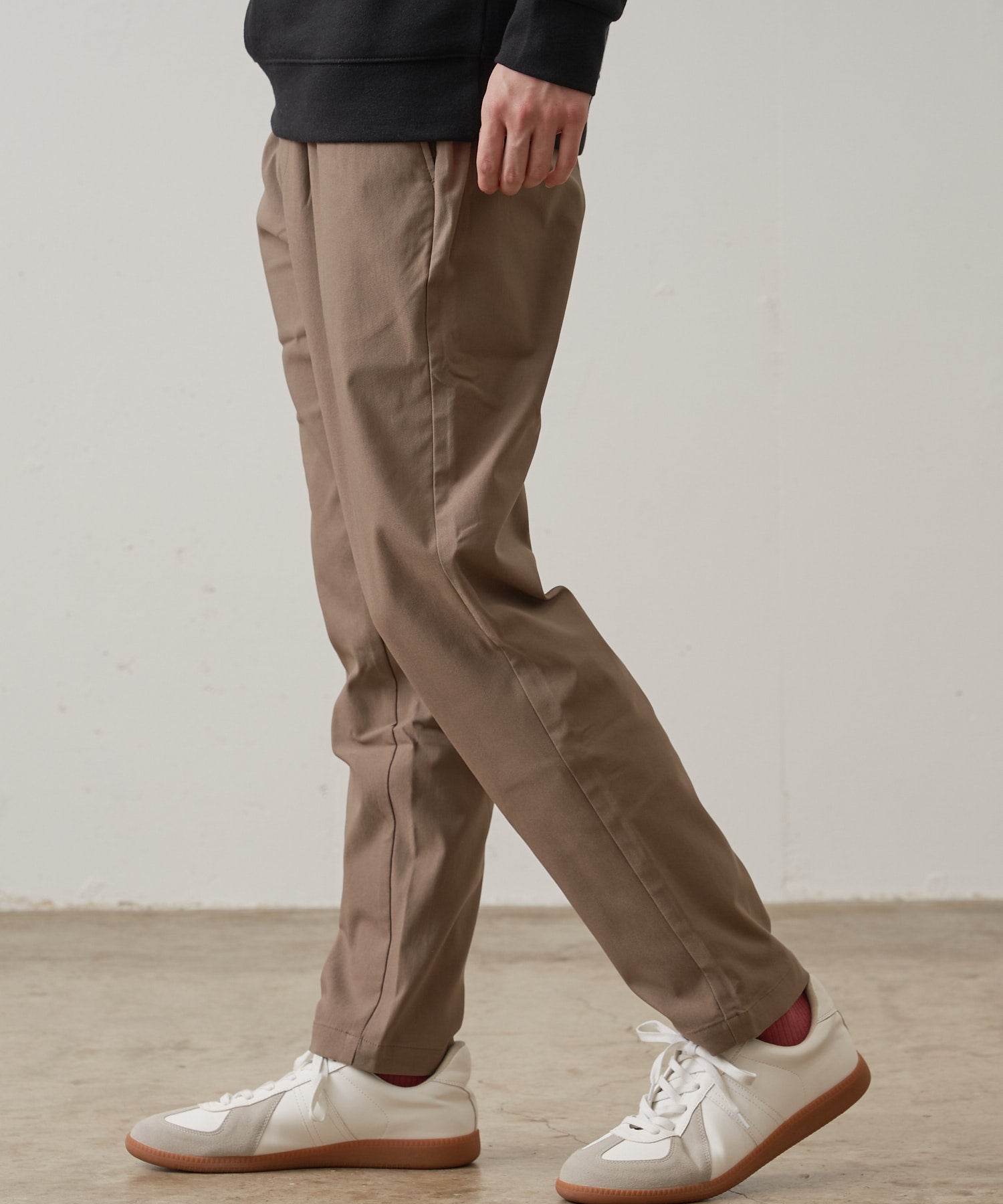 ジーンズメイト JEANS MATE 【BLUE STANDARD】極ストレッチ スーパーストレッチ 起毛イージーパンツ 暖パンツ 冬パンツ 美脚パンツ  （ブラック） ブラック