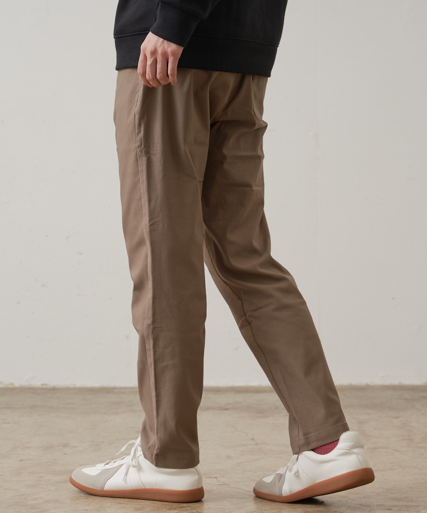 ジーンズメイト JEANS MATE 【BLUE STANDARD】極ストレッチ スーパーストレッチ 起毛イージーパンツ 暖パンツ 冬パンツ 美脚パンツ  （ブラック） ブラック
